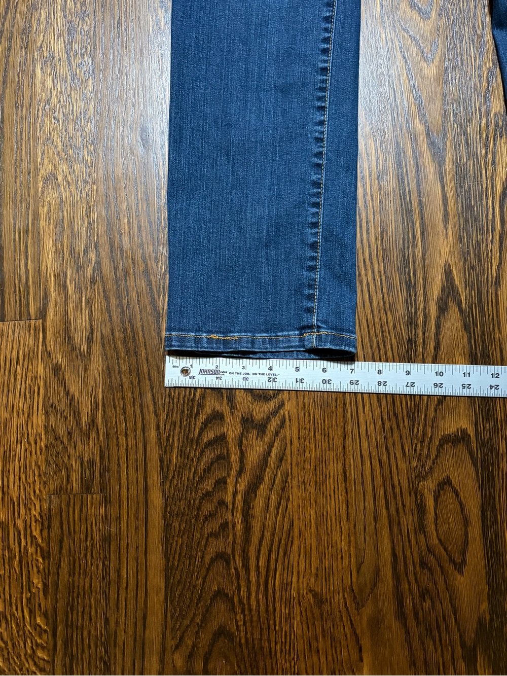 Tommy Hilfiger Distressed Y2K Straight Leg Blue Denim Jeans Womenβs Size 8R - Picture 10 of 11